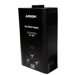 سخان غاز بمدخنة اريون، 10 لتر، AR-10FX-Black - اسود