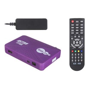 ريسيفر ميني عالي الدقة استرا، 5000 قناه، ASTRA SAT1.TV - بنفسجي