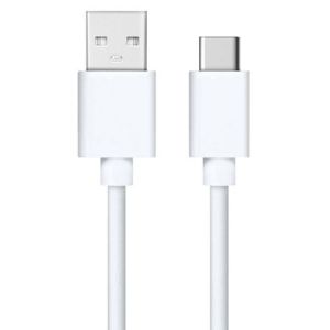 كابل USB 2.0 USB-A إلى تايب-C لشحن ونقل البيانات كيندكس،  1.2 متر، Kx2519 - أبيض