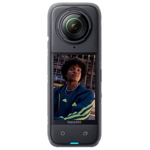 اكشن كاميرا انستا 360، 8 ك، 2.5 بوصة، X4 - أسود