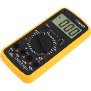 افوميتر، يعمل بالبطاريات، DT-9205 - اسود اصفر