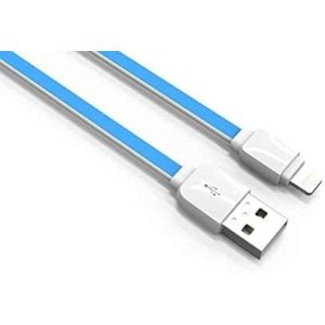 كابل شحن لدنيو، USB الى لايتنينج، شحن سريع، 1 متر - أزرق