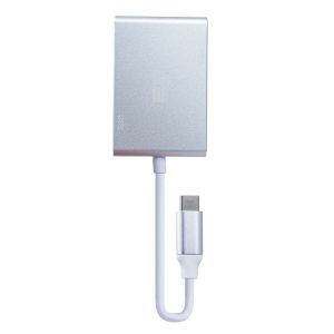 كابل محول Type-C توبي، CV146 - فضى