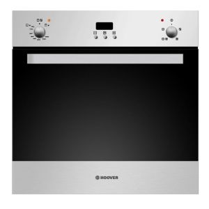 فرن بلت إن غاز هوفر، 60×60 سم، 66 لتر، HGEGF2DD - اسود فضي