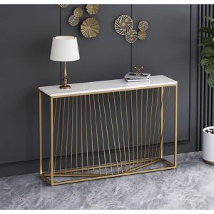 ترابيزة كونسول ستيل، 120×40×90 - ذهبي