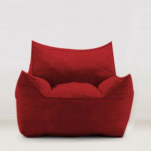 بين باج قطيفة، 80×75×70 سم - احمر