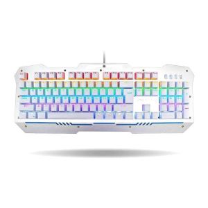 لوحة مفاتيح العاب LED سلكية من اولا، Si-2009 - ابيض