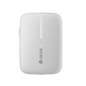 باور بانك مدمج بكابل مزدوج سلسلة كينتون من ديفيا Ep158 ، 3 منافذ، 10000 مللي أمبير - أبيض