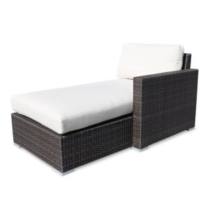 شيزلونج بحر شلتة إسفنج، 70×70×180 سم - رمادي