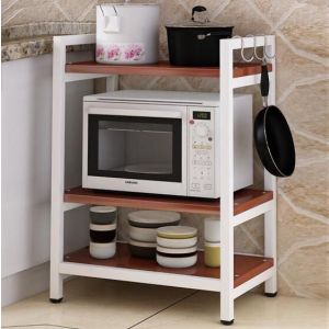 استاند مطبخ معدن، 70×80×45 سم - ابيض بيج